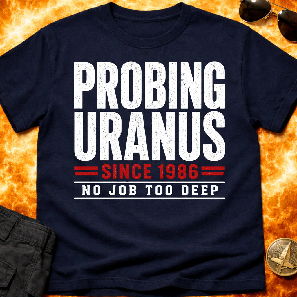 Probing Uranus No Job Too Deep T-Shirt product image 2