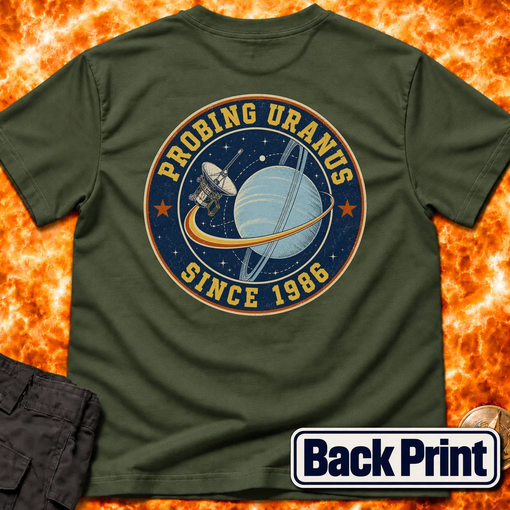 Probing Uranus Since 1986 Back Print T-Shirt product image 5