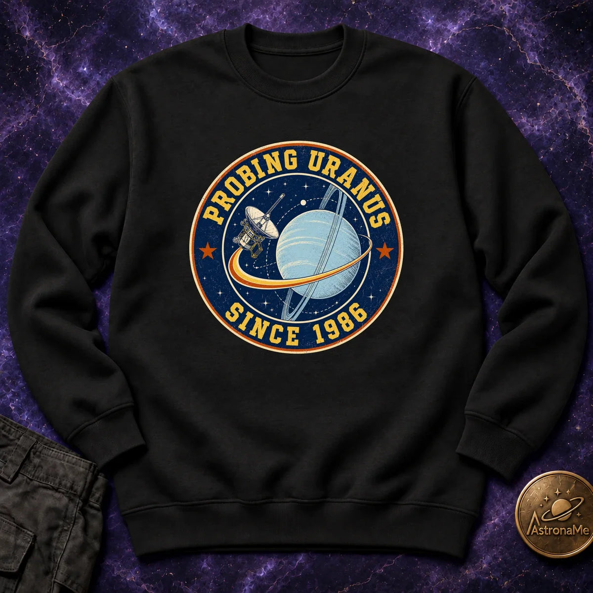 Probing Uranus Since 1986 Crewneck Sweatshirt product image 4
