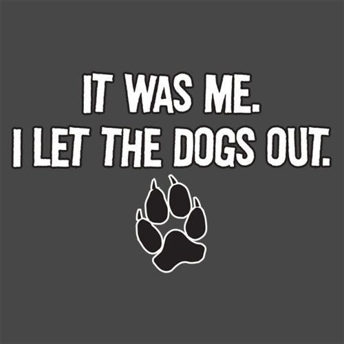 It Was Me I Let The Dogs Out T-Shirt product image 2