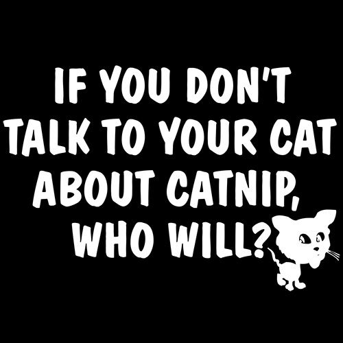 If You Don'T Talk To Your Cat About Catnip Who Will T-Shirt product image 3