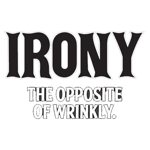 Irony Opposite Of Wrinkly T-Shirt product image 2