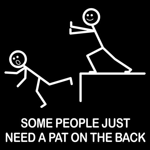 Some People Just Need A Pat On The Back T-Shirt product image 2