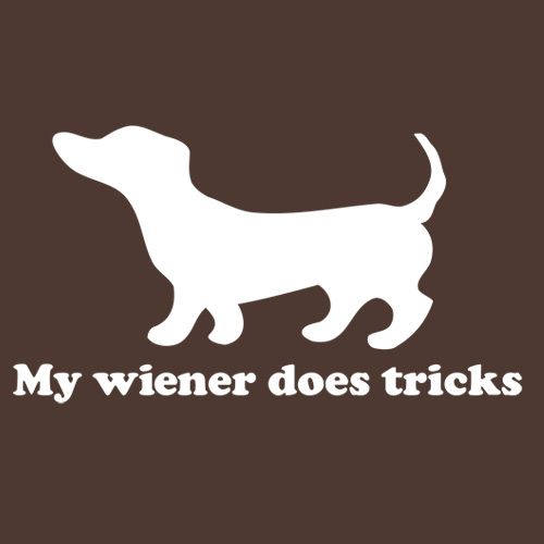 My Weiner Does Tricks T-Shirt product image 3
