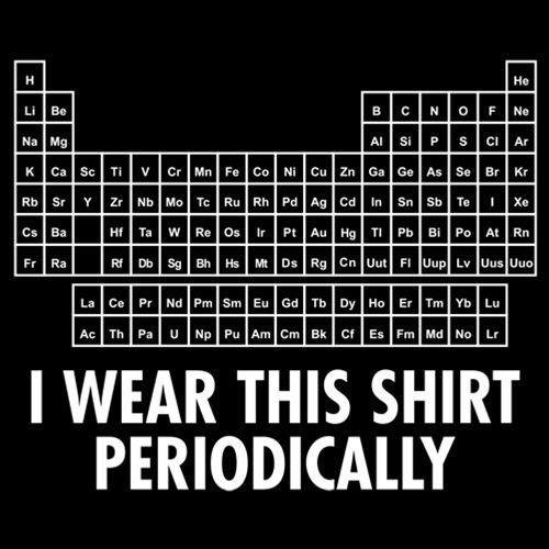 I Wear This Shirt Periodically T-Shirt product image 2