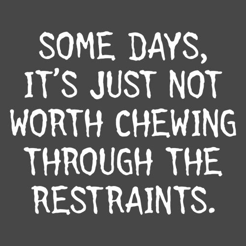Some Days, It's Just Not Worth Chewing Through The product image 2