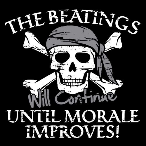The Beatings Will Continue Until Moral Improves T-Shirt product image 2