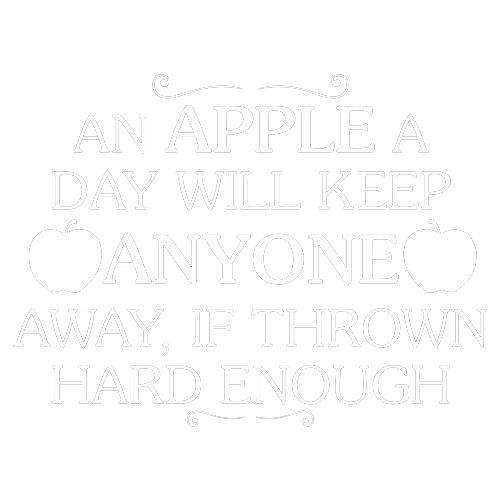 An Apple A Day Will Keep Anyone Away If Thrown Hard Enough product image 2