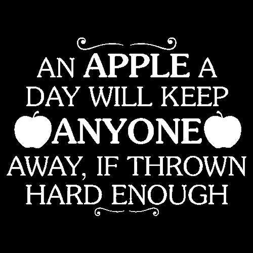An Apple A Day Will Keep Anyone Away If Thrown Hard Enough product image 3