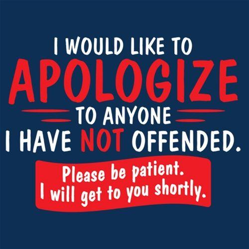 To Anyone I Have Not Offended T-Shirt product image 2