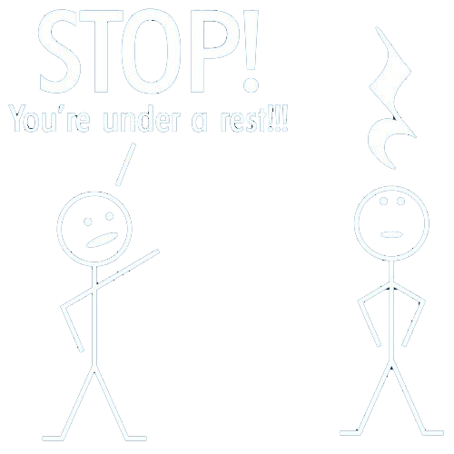 Stop You're Under A Rest T-Shirt product image 3