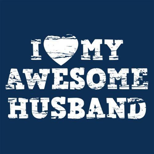 I Love My Awesome Husband T-Shirt product image 3