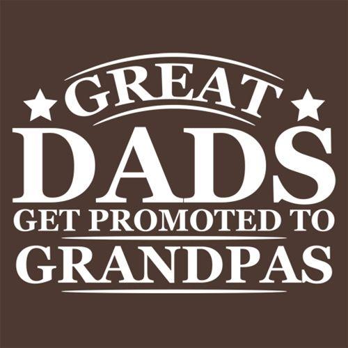 Great Dads Get Promoted To Grandpas T-Shirt product image 2