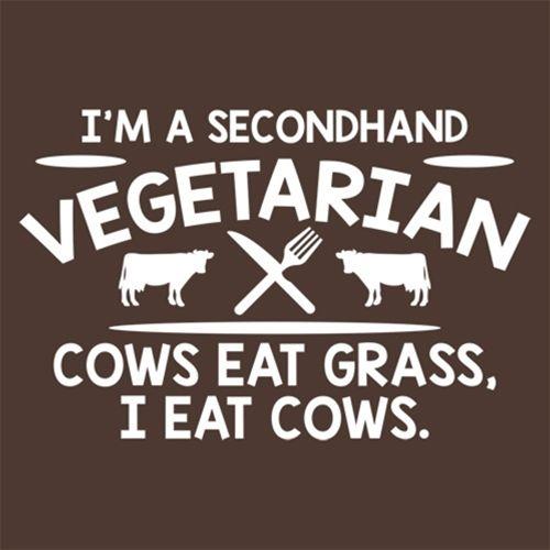 I'm A Second Hand Vegetarian T-Shirt product image 2
