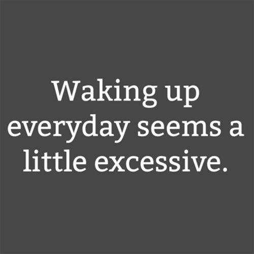 Waking Up Everyday Seems A Little Excessive T-Shirt product image 2