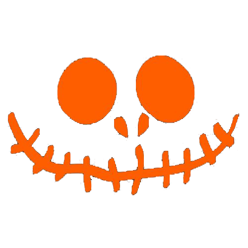 Stitched Pumpkin Emoticon T-Shirt product image 2