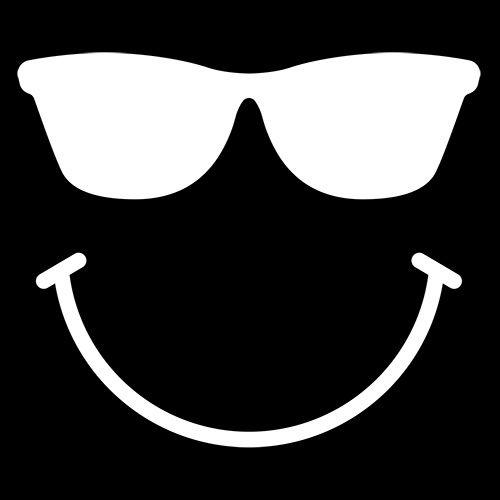 Sunglasses Smile Face Emoticon T-Shirt product image 2