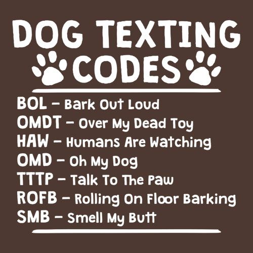 Dog Texting Codes T-Shirt product image 2