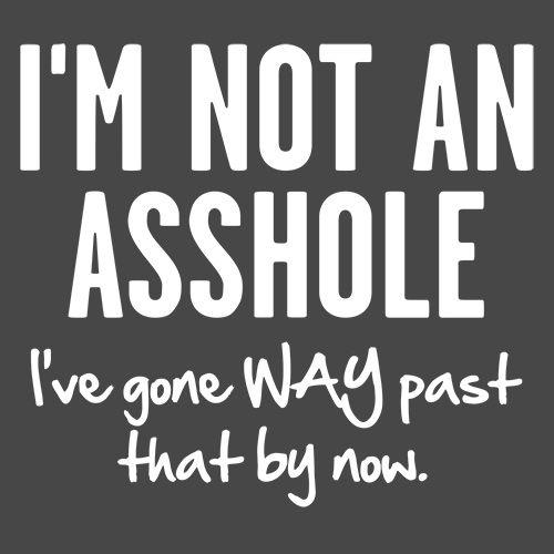 I'm Not An Asshole I've Gone Way Past That By Now T-Shirt product image 2