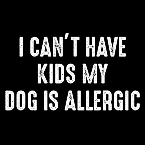 I Can't Have Kids My Dog Is Allergic T-Shirt product image 2