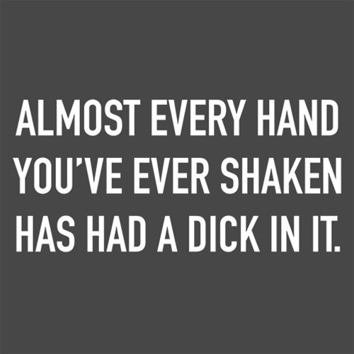 Almost Every Hand You've Ever Shaken Has Had A D*ck In It product image 2