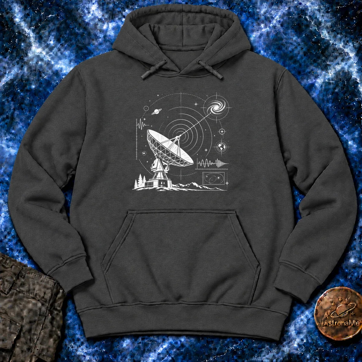 Radio Telescope Signals Hoodie product image 2
