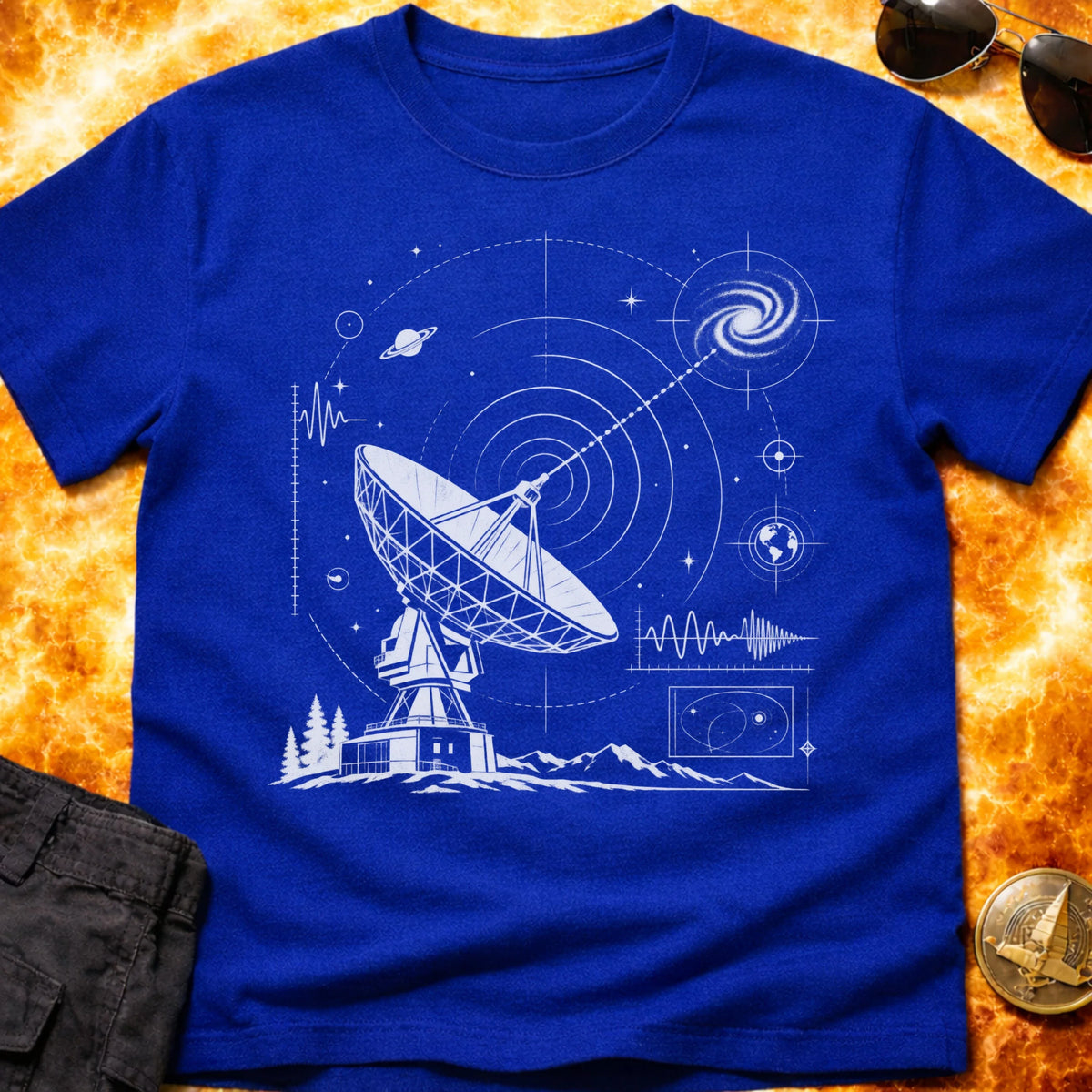 Radio Telescope Signals T-Shirt product image 5