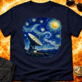 Radio Telescope Under a Living Sky T-Shirt product image 1