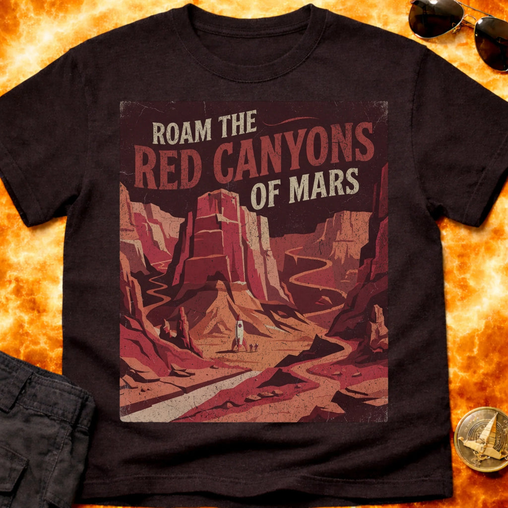 Red Canyons of Mars T-Shirt