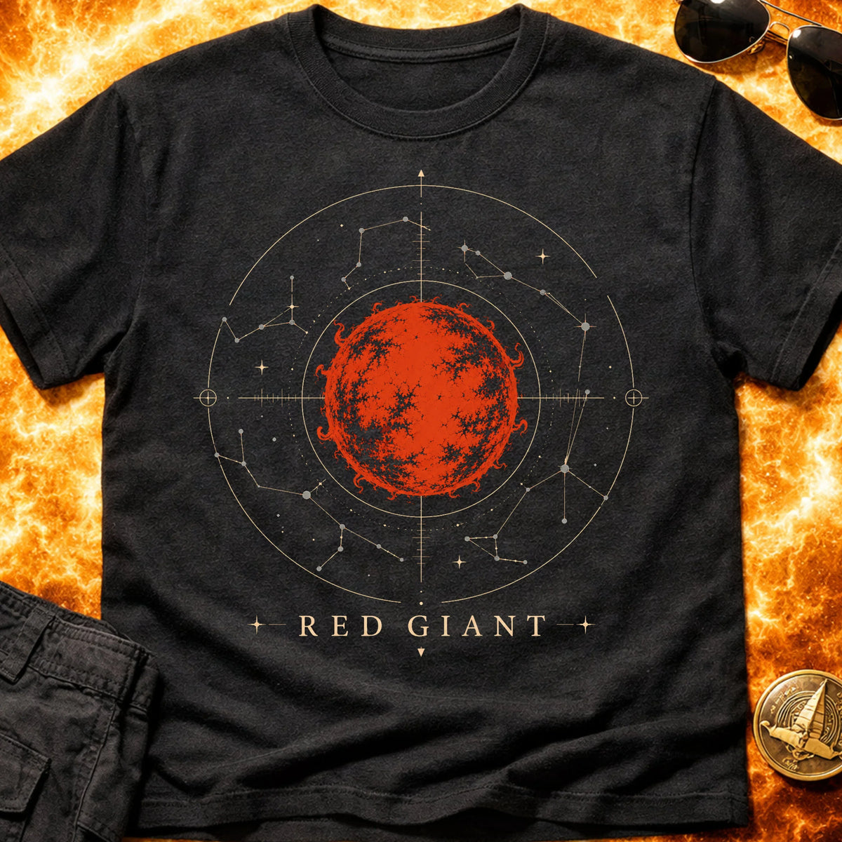Red Giant Constellation T-Shirt product image 1