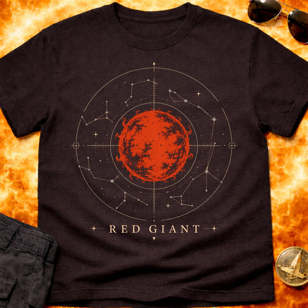 Red Giant Constellation T-Shirt product image 2