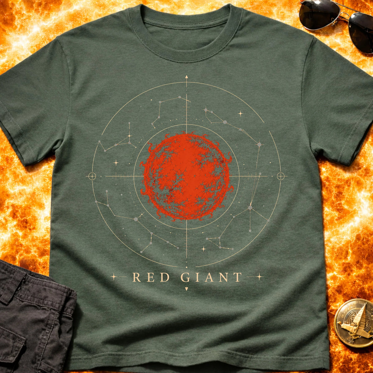 Red Giant Constellation T-Shirt product image 5