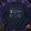 Refracting Telescope Schematic Crewneck Sweatshirt product image 1
