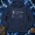 Refracting Telescope Schematic Hoodie product image 1