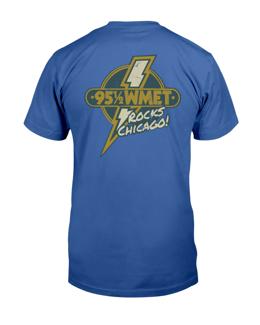 "Vintage WMET Rocks Chicago 1976" Premium T-Shirt product image 8