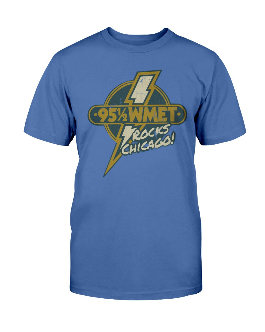 "Vintage WMET Rocks Chicago 1976" Premium T-Shirt product image 4