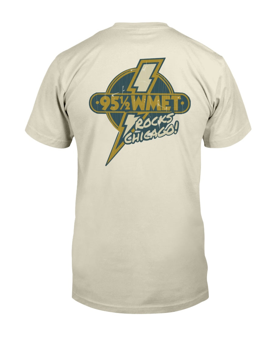 "Vintage WMET Rocks Chicago 1976" Premium T-Shirt product image 6