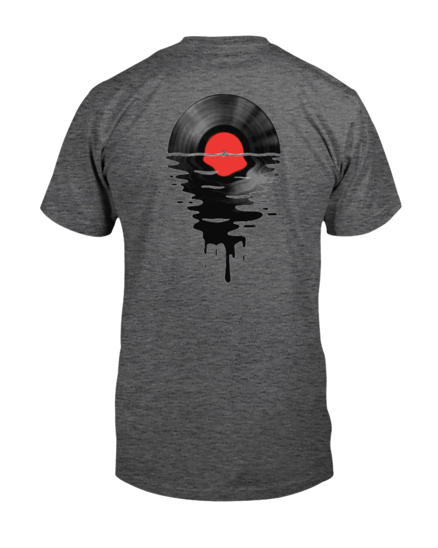"Vinyl LP Music Record Sunset Red" Premium T-Shirt product image 6