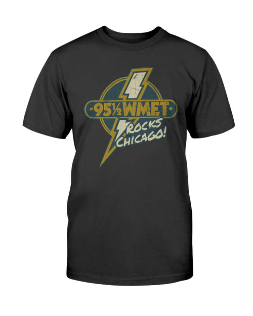 "Vintage WMET Rocks Chicago 1976" Premium T-Shirt product image 1
