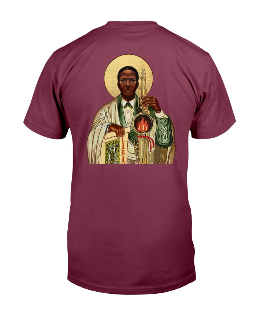 "Vintage Coltrane Holy Saxophone" Premium T-Shirt product image 8