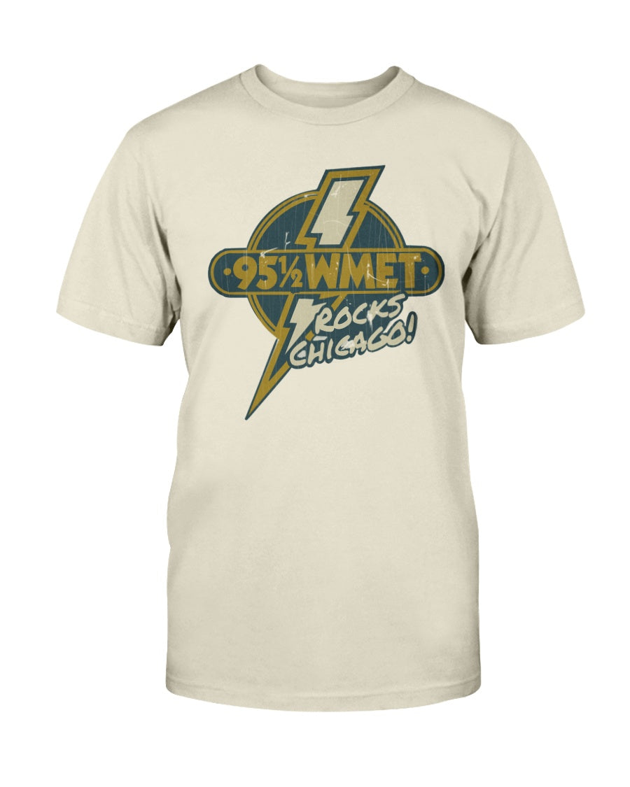 "Vintage WMET Rocks Chicago 1976" Premium T-Shirt product image 2