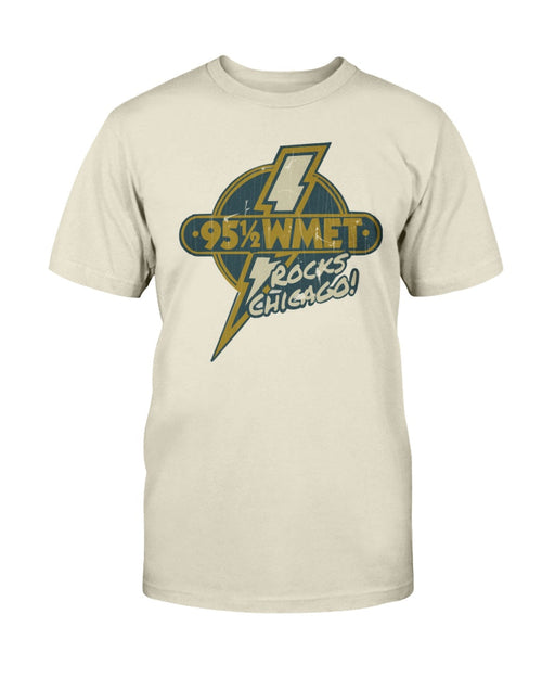 "Vintage WMET Rocks Chicago 1976" Premium T-Shirt product image 2