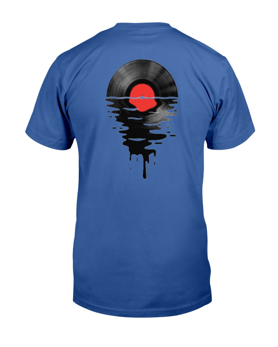 "Vinyl LP Music Record Sunset Red" Premium T-Shirt product image 7