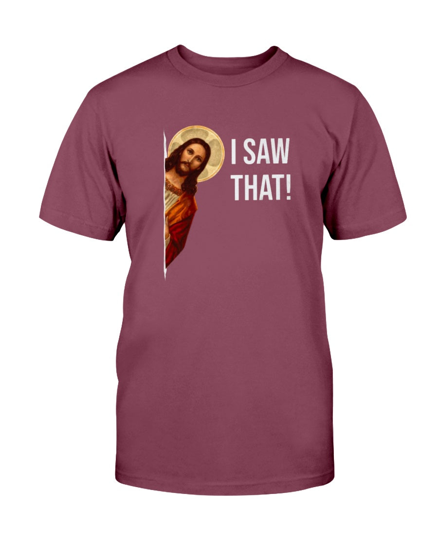 "Funny Jesus I Saw That" Premium T-Shirt product image 4