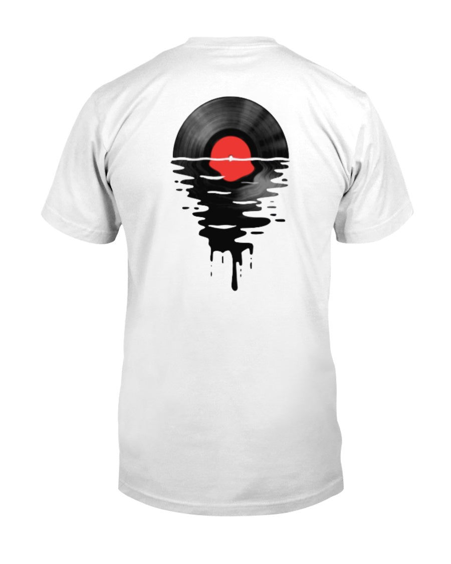 "Vinyl LP Music Record Sunset Red" Premium T-Shirt product image 5