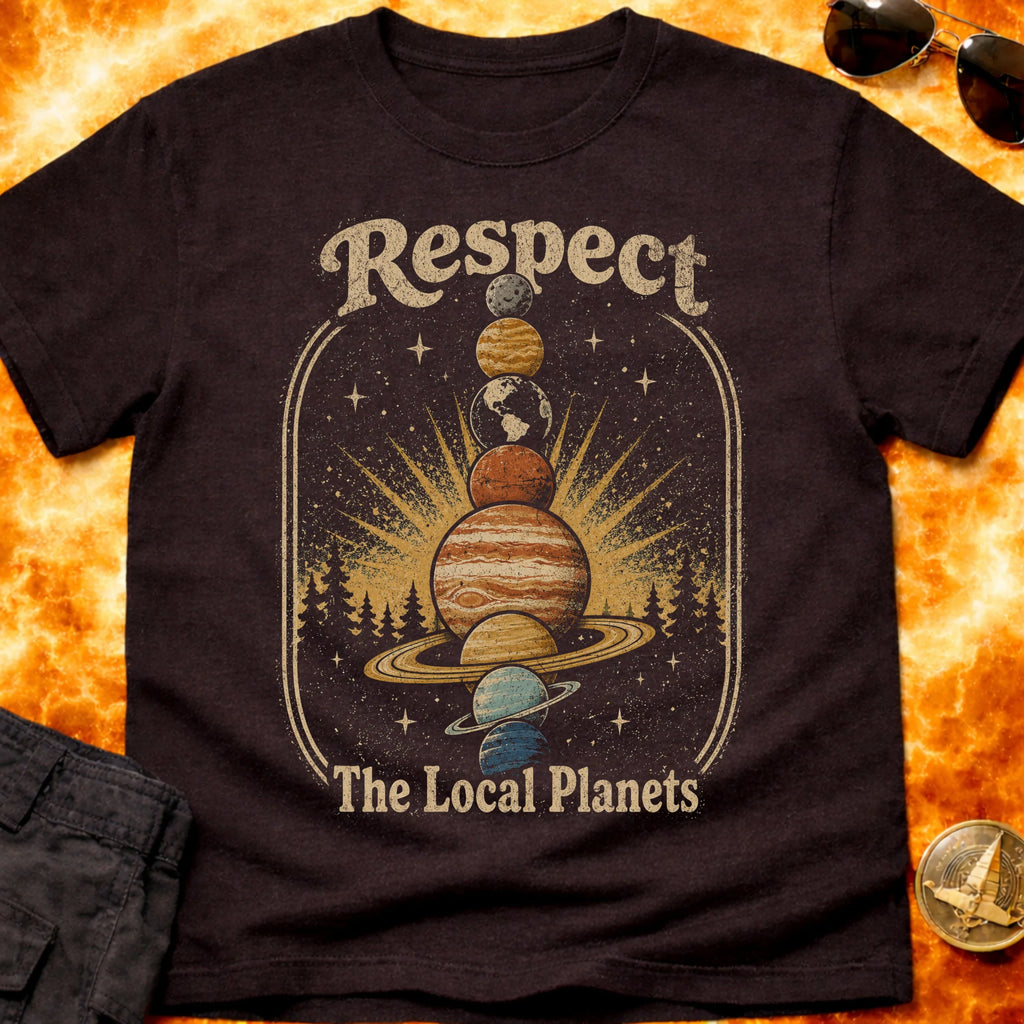 Respect The Local Planets T-Shirt product image 2