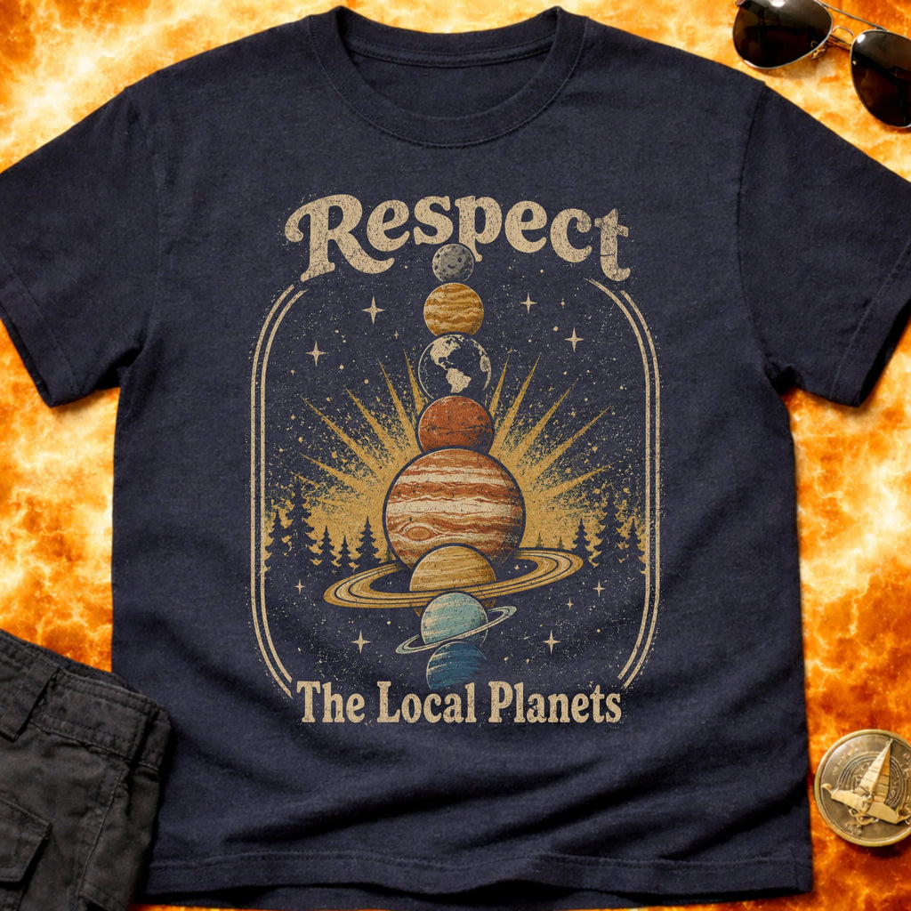 Respect The Local Planets T-Shirt product image 6