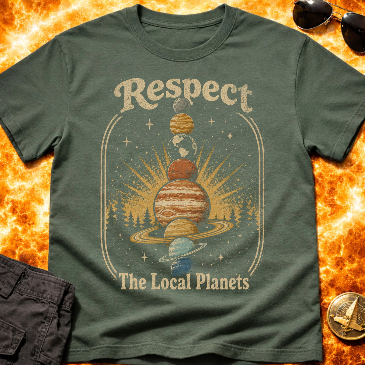 Respect The Local Planets T-Shirt product image 5