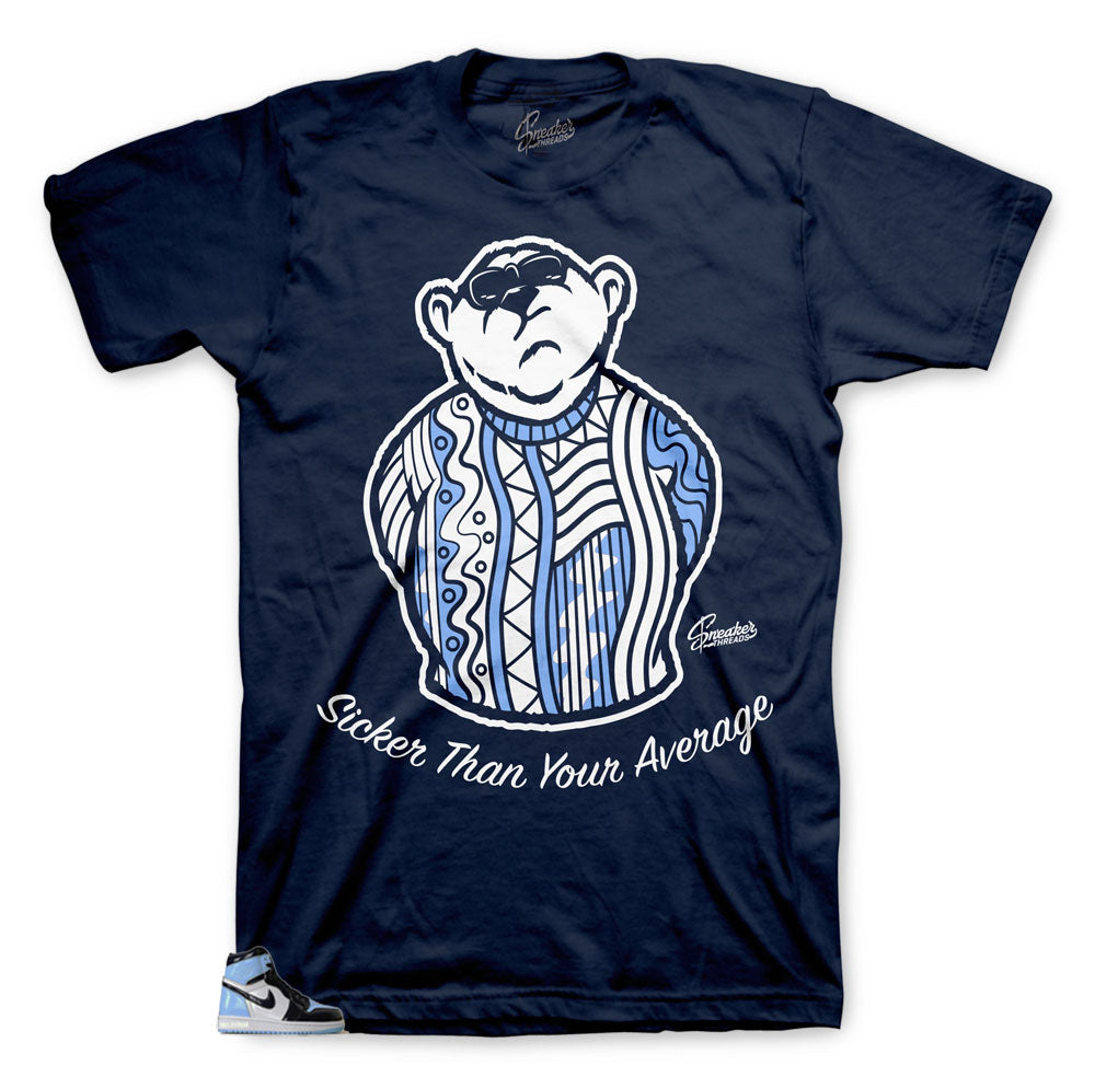 Retro 1 Uni Blue Patent Big Bear Shirt