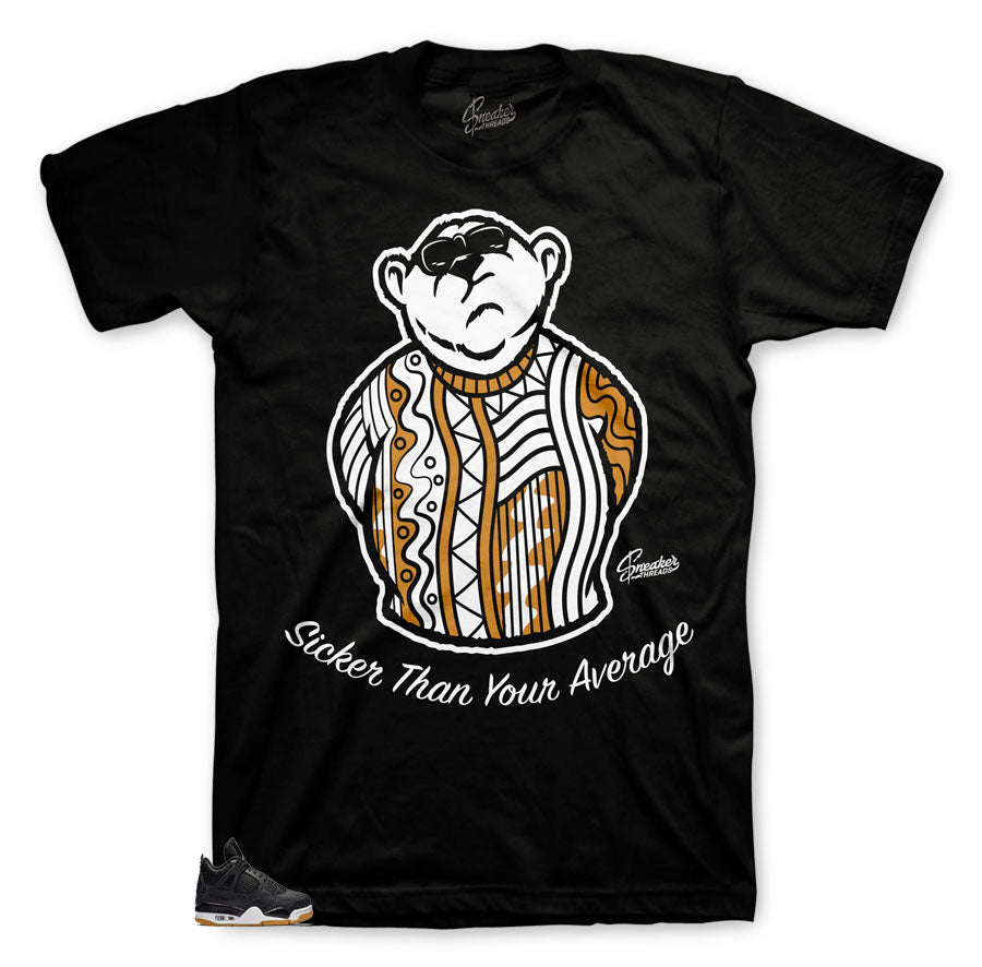 Retro 4 Black Gum Big Bear Shirt